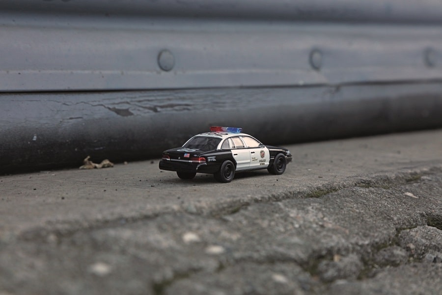 Greenlight Collectibles 1992 Ford Crown Victoria LAPD Police Interceptor