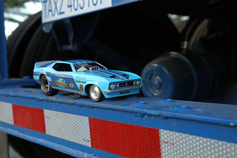 Auto World’s Legends Of The Quarter Mile Blue Max 1973 Ford Mustang Funny Car
