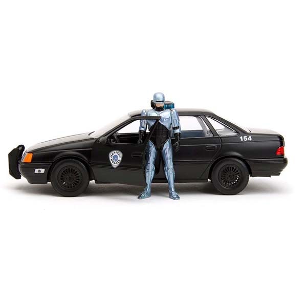 Jada 1986 Ford Taurus OCP Police w/Robocop Figure