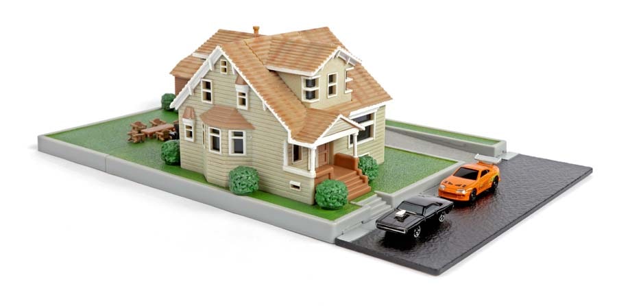 Bring The Fast & Furious Home With Jada Toys’ Nano Scene Toretto House Diorama Set