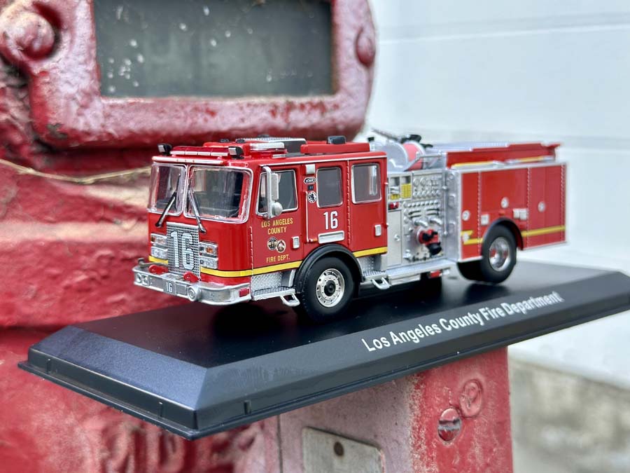 Iconic Replicas’ KME Predator Fire Engine from LA Fire & Rescue is Fire